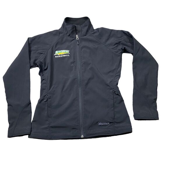 Marmot Soft Shell Jacket Adult Small Womens Black with Team Logo - Picture 11 of 16